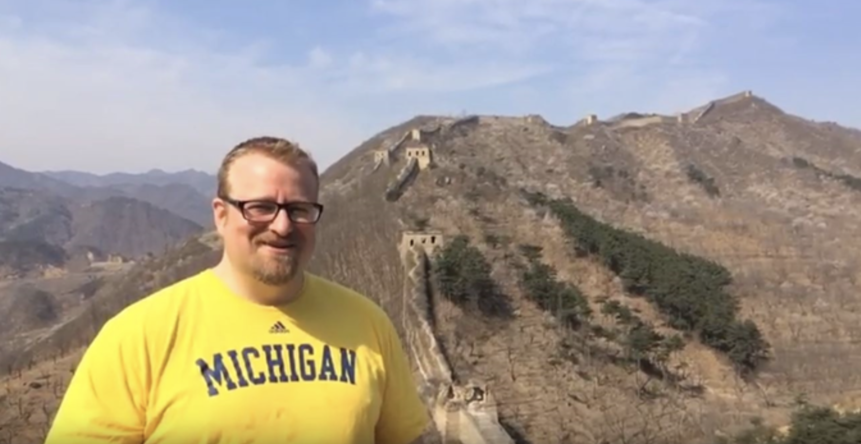 opdyke-family-graduate-fellowship-recipients Jon Opdyke in front of Great Wall of China